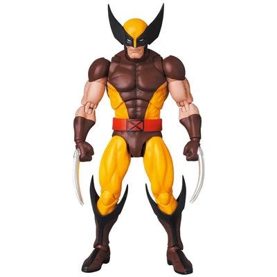 X-Men - Wolverine - Mafex No.138 - Brown Comic Ver. - 2025 Re-release (Medicom Toy)ㅤ – Medicom Toy – ActionFigure Brasil — ambientada
