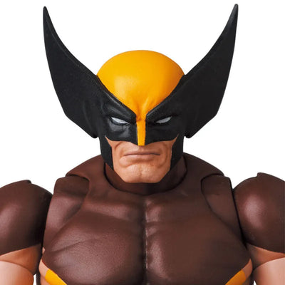 X-Men - Wolverine - Mafex No.138 - Brown Comic Ver. - 2025 Re-release (Medicom Toy)ㅤ – Medicom Toy – ActionFigure Brasil — ângulo diferente