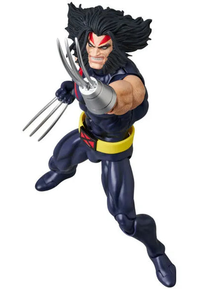 X-Men - Wolverine - Mafex (No.249) - Age of Apocalypse Ver. (Medicom Toy)ㅤ – Medicom Toy – ActionFigureBrasil — ângulo diferente