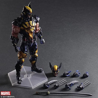 X-Men - Wolverine - Play Arts Kai - Variant Play Arts Kaiㅤ – Square Enix – ActionFigure Brasil — ângulo diferente