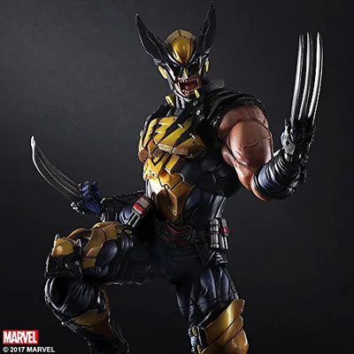 X-Men - Wolverine - Play Arts Kai - Variant Play Arts Kaiㅤ – Square Enix – ActionFigure Brasil — embalagem