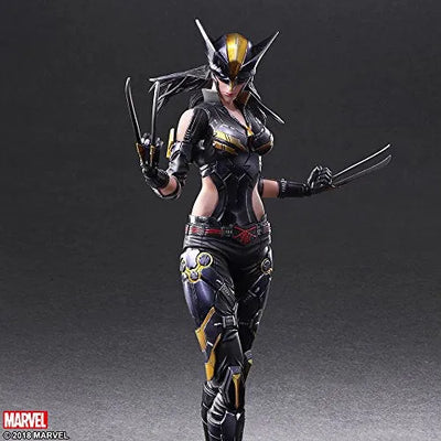 X-Men - X-23 - Play Arts Kai - Variant Play Arts Kai (Square Enix)ㅤ – Square Enix As Manufacturer – ActionFigure Brasil — acessórios