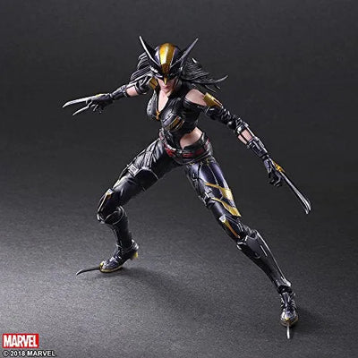 X-Men - X-23 - Play Arts Kai - Variant Play Arts Kai (Square Enix)ㅤ – Square Enix As Manufacturer – ActionFigure Brasil — ambientada