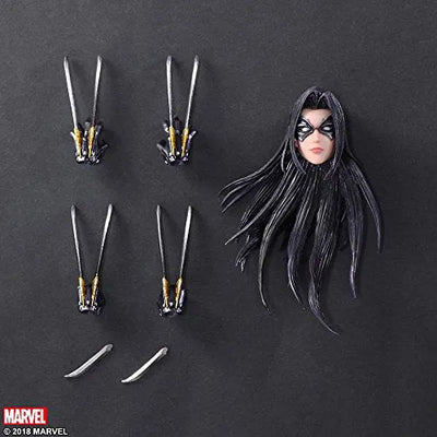 X-Men - X-23 - Play Arts Kai - Variant Play Arts Kai (Square Enix)ㅤ – Square Enix As Manufacturer – ActionFigure Brasil — iluminação de estúdio