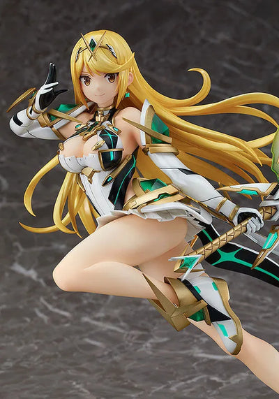 Xenoblade Chronicles 2 Mythra 1/7 Hikariㅤ – Good Smile Company – ActionFigure Brasil — com base expositora