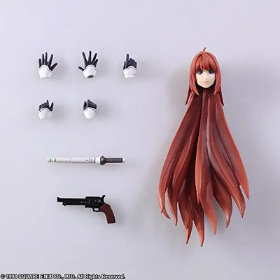 Xenogears - Elehayym Van Houten - Bring Artsㅤ – Square Enix – ActionFigure Brasil — ângulo diferente