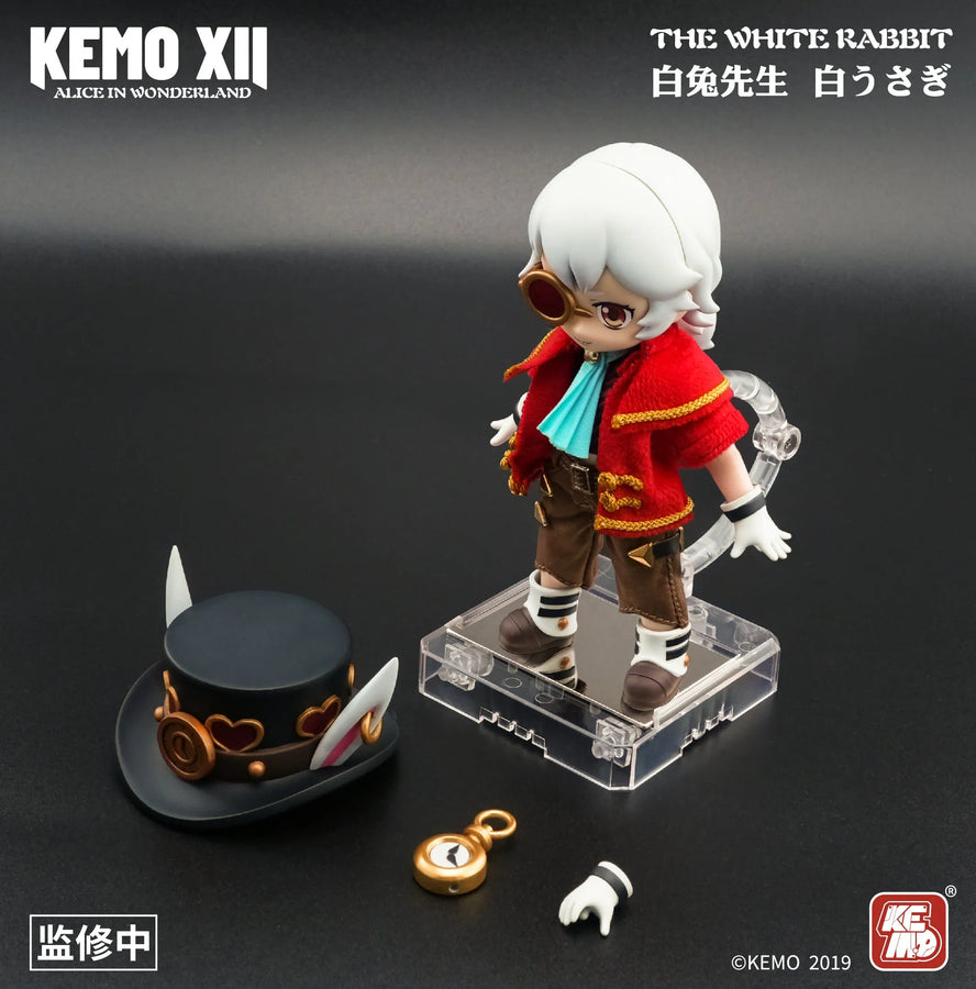 XII DOLL - Alice in Wonderland - White Rabbit (KEMO)ㅤ – KEMO – ActionFigure Brasil