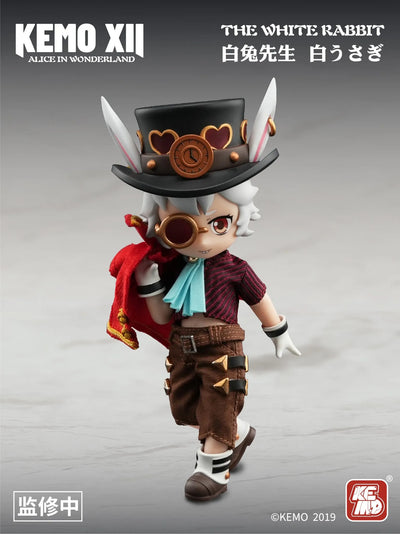 XII DOLL - Alice in Wonderland - White Rabbit (KEMO)ㅤ – KEMO – ActionFigure Brasil — embalagem