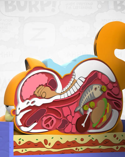 XXPOSED Garfield – Mighty Jaxx – ActionFigure Brasil — ambientada