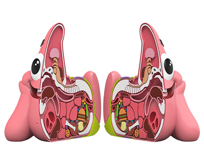 XXPOSED Patrick Star - LIMITED EDITION – Mighty Jaxx – ActionFigure Brasil — acessórios