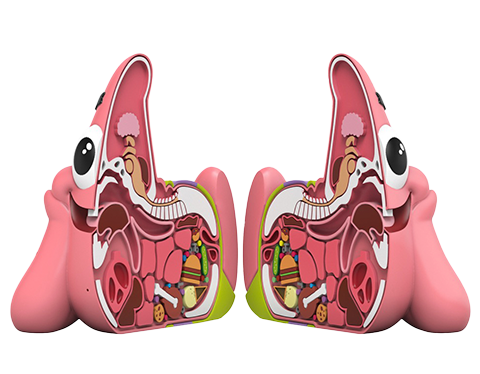 XXPOSED Patrick Star - LIMITED EDITION – Mighty Jaxx – ActionFigure Brasil