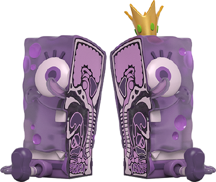 XXPOSED SpongeBob SquarePants (King Jellyfish Edition) – Mighty Jaxx – ActionFigure Brasil
