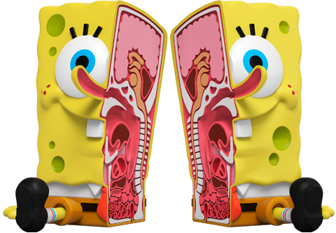 XXPOSED Spongebob Squarepants – Mighty Jaxx – ActionFigure Brasil