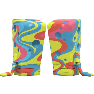 XXPOSED SpongeBob SquarePants (Rainbow Swirl Edition) – Mighty Jaxx – ActionFigure Brasil — acessórios