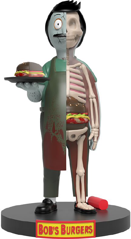 XXRAY+ Bob Belcher (Kales From the Crypt Edition) - LIMITED EDITION – Mighty Jaxx – ActionFigure Brasil