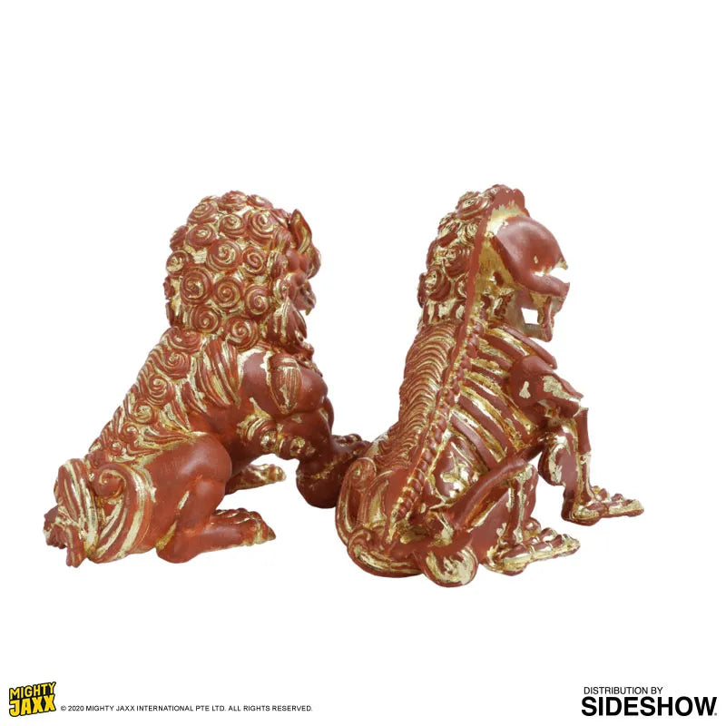 XXRAY+ Foo Dogs (Terracotta) - LIMITED EDITION: 200 – Mighty Jaxx – ActionFigure Brasil