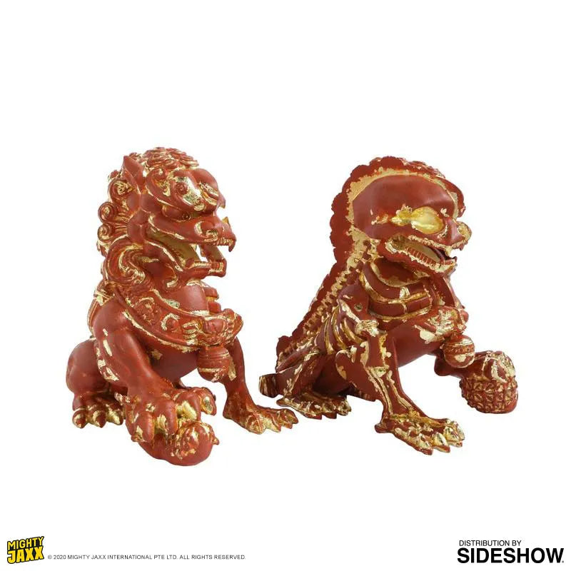 XXRAY+ Foo Dogs (Terracotta) - LIMITED EDITION: 200 – Mighty Jaxx – ActionFigure Brasil