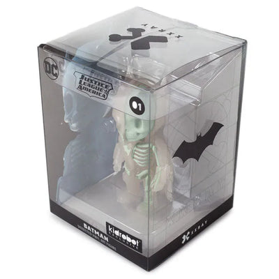 XXRAY meets DC Comics - Kid Robot Special-order Glow-in-the-dark Batman 4 Inch Vinyl Figureㅤ – Gantaku – ActionFigure Brasil — embalagem