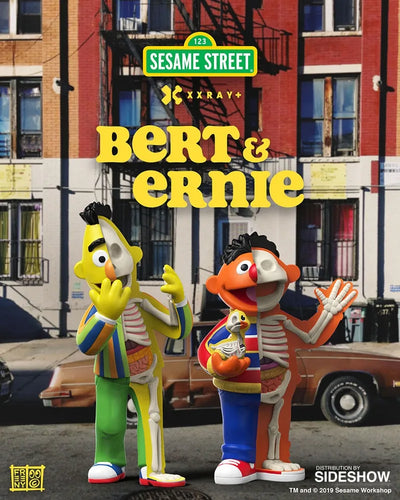 XXRAY Plus: Bert & Ernie – Mighty Jaxx – ActionFigure Brasil — close