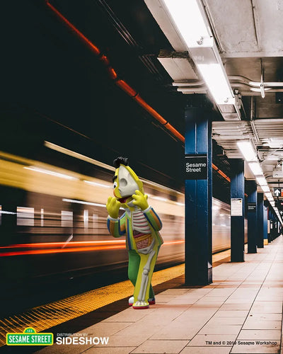 XXRAY Plus: Bert & Ernie – Mighty Jaxx – ActionFigure Brasil — com base expositora