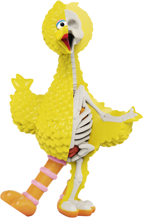 XXRAY Plus: Big Bird – Mighty Jaxx – ActionFigure Brasil