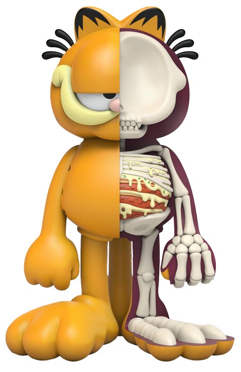 XXRAY Plus: Garfield – Mighty Jaxx – ActionFigure Brasil