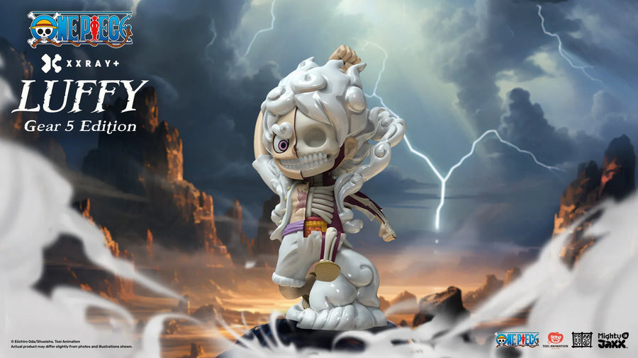 XXRAY Plus: Luffy (Gear 5 Edition) – Mighty Jaxx – ActionFigure Brasil