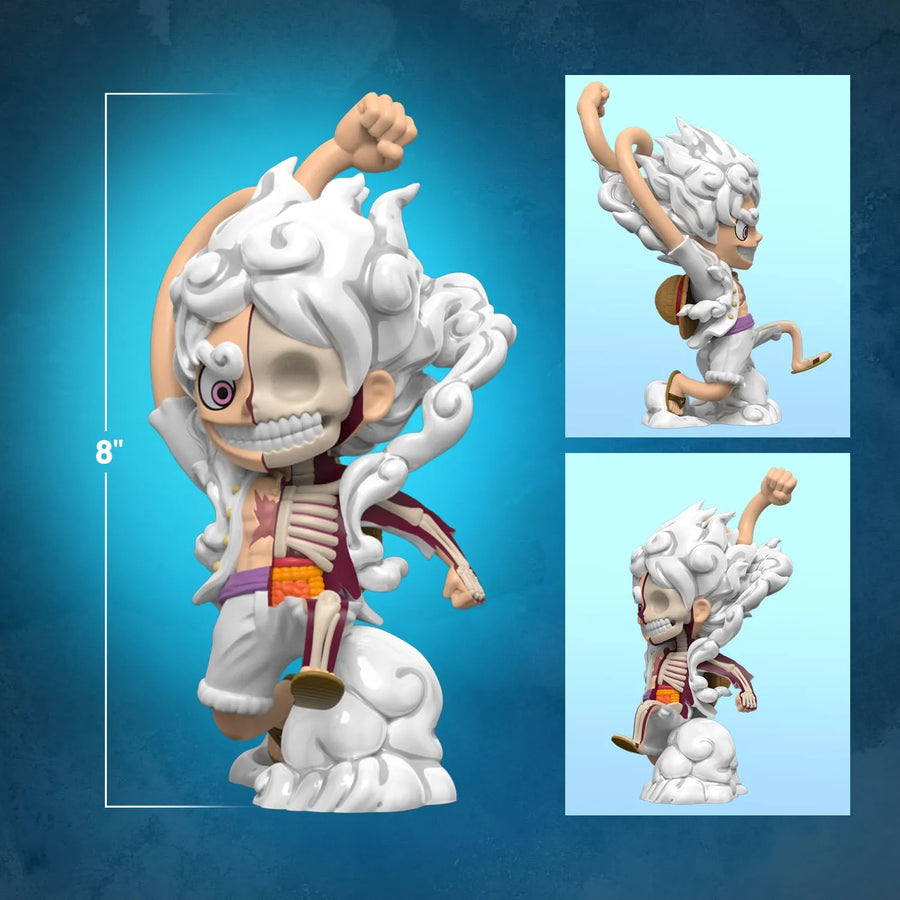 XXRAY Plus: Luffy (Gear 5 Edition) – Mighty Jaxx – ActionFigure Brasil