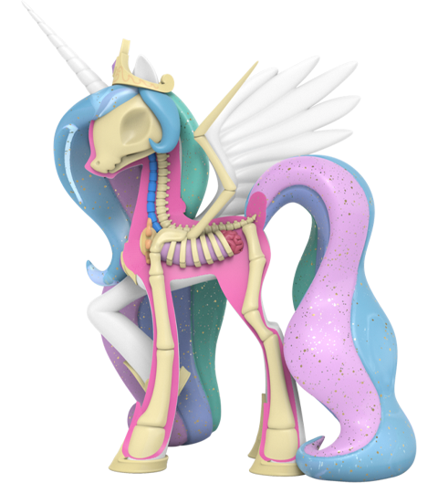 XXRAY Plus: Princess Celestia – Mighty Jaxx – ActionFigure Brasil