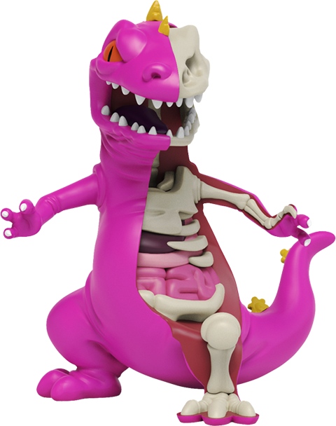 XXRAY Plus: Purple Reptar – Mighty Jaxx – ActionFigure Brasil