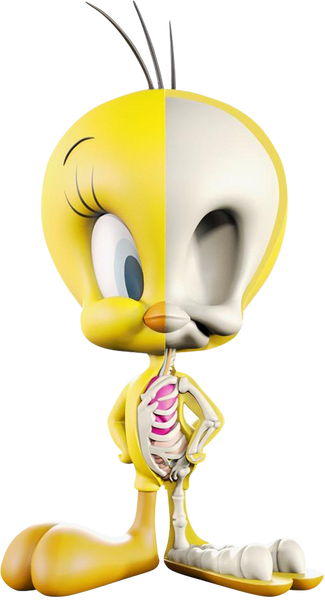 XXRAY Plus: Tweety Bird - LIMITED EDITION – Mighty Jaxx – ActionFigure Brasil — detalhe do produto