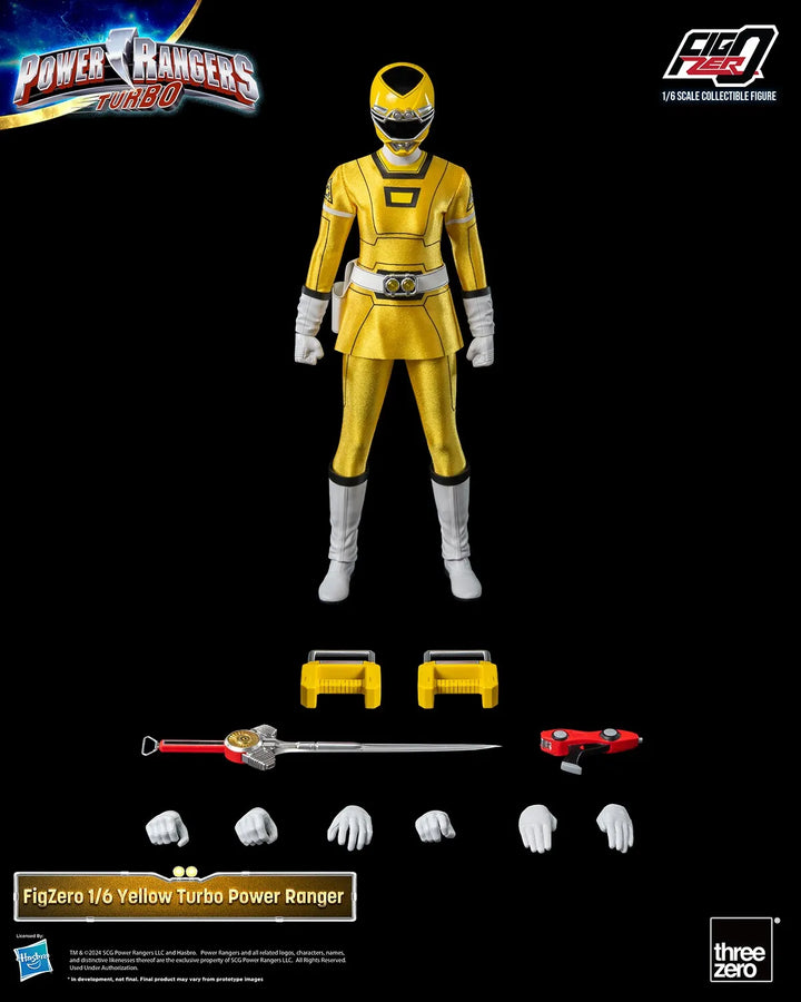 Yellow Turbo Power Ranger – Threezero – ActionFigure Brasil