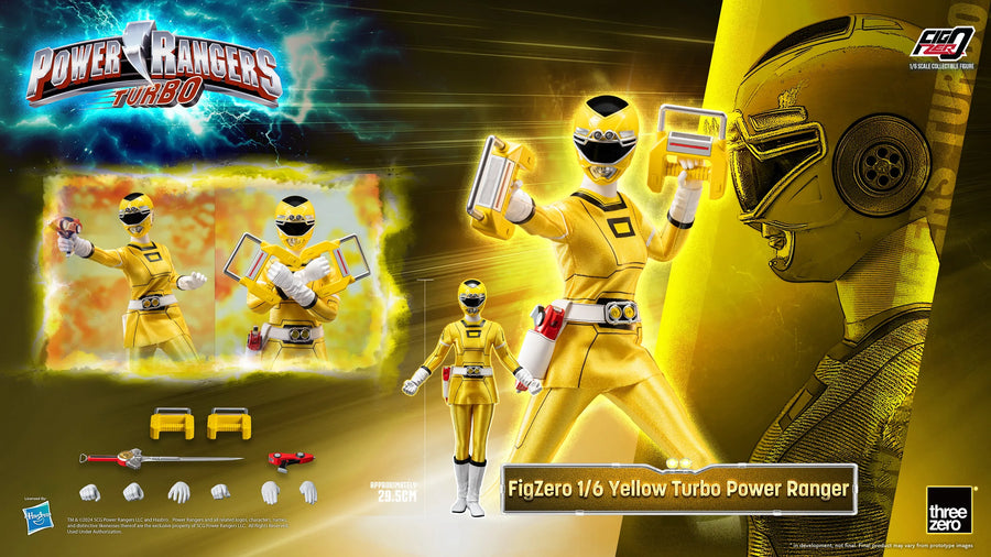 Yellow Turbo Power Ranger – Threezero – ActionFigure Brasil