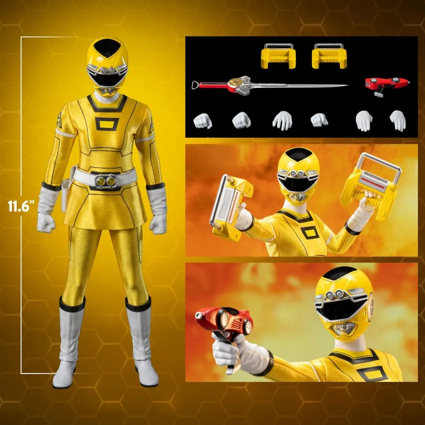 Yellow Turbo Power Ranger – Threezero – ActionFigure Brasil