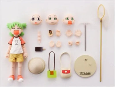 Yotsuba&! - Koiwai Yotsuba - Revoltech - DX Summer Vacation Set (Kaiyodo, Organic)ㅤ – Kaiyodo – ActionFigure Brasil — ambientada