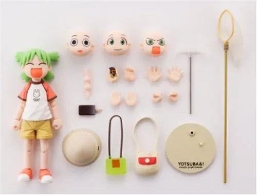 Yotsuba&! - Koiwai Yotsuba - Revoltech - DX Summer Vacation Set (Kaiyodo, Organic)ㅤ – Kaiyodo – ActionFigure Brasil