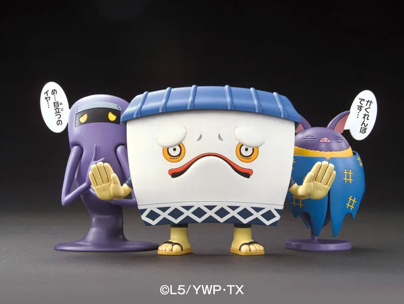 Youkai Watch - Murikabe & Jimmy & Hikikoumori Kakurenbo de Asobou Set Plastic Modelㅤ – Bandai – ActionFigureBrasil