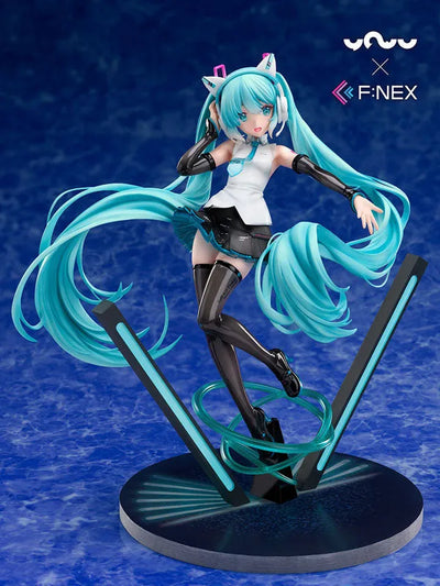 [YOWU x F:NEX] Hatsune Miku Cat Ear Headphone Ver. 1/7ㅤ – FuRyu – ActionFigureBrasil — close