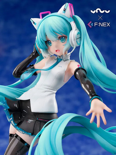 [YOWU x F:NEX] Hatsune Miku Cat Ear Headphone Ver. 1/7ㅤ – FuRyu – ActionFigureBrasil — acessórios
