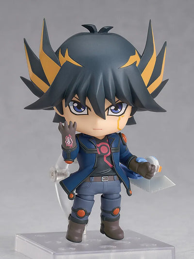 Yu-Gi-Oh! 5D's - Fudo Yusei - Nendoroid #2393 (Good Smile Arts Shanghai, Good Smile Company)ㅤ – Good Smile Arts Shanghai – ActionFigure Brasil — ângulo diferente