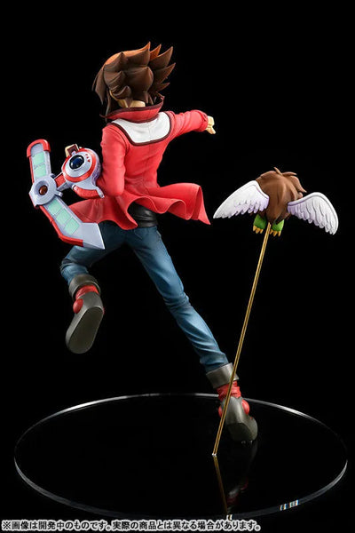 Yu-Gi-Oh! Duel Monsters GX - Jaden Yuki - 1/7 - 2023 Re-release (Amakuni, Hobby Japan) [Shop Exclusive]ㅤ – Amakuni – ActionFigureBrasil — ângulo diferente