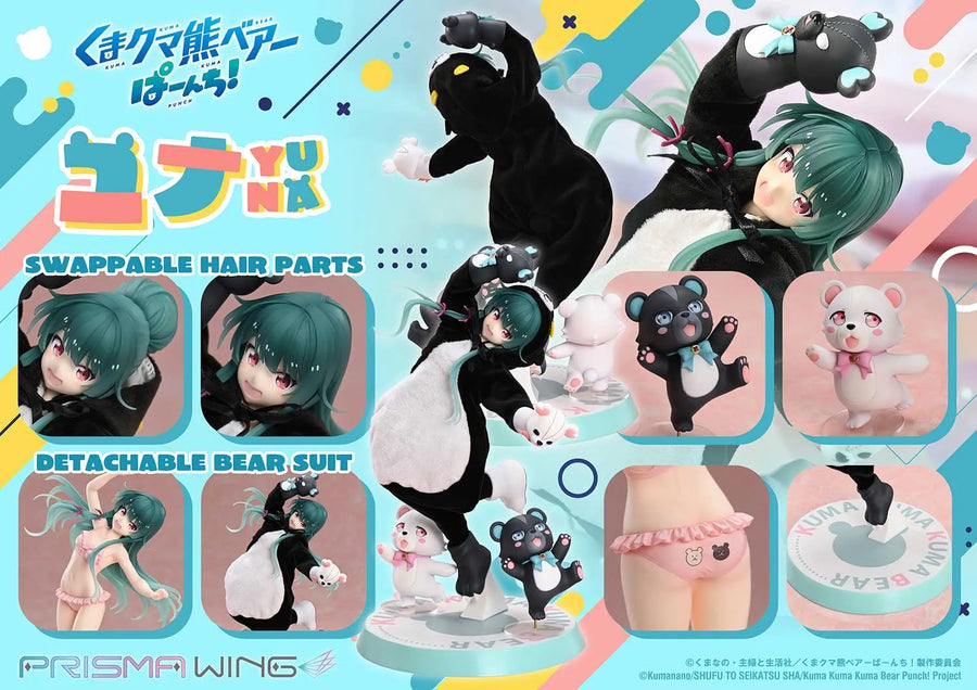 Yuna (Bonus Version) Kuma Kuma Kuma Bear - Punch! – Prime1Studio – ActionFigure Brasil