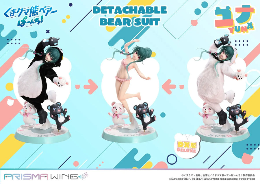 Yuna (Deluxe Bonus Version) Kuma Kuma Kuma Bear - Punch! – Prime1Studio – ActionFigure Brasil
