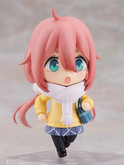 Yurucamp - Kagamihara Nadeshiko - Nendoroid #2189 - School Uniform Ver. (Max Factory)ㅤ – Max Factory – ActionFigure Brasil — com base expositora