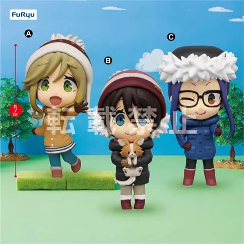 Yurucamp Season 2 - Oogaki Chiaki - Chikuwa - Saitou Ena - Inuyama Aoi - Chobirume (FuRyu)ㅤ – FuRyu – ActionFigureBrasil