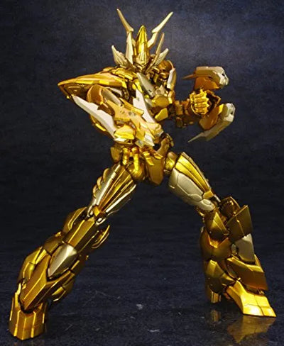 Yuusha Raideen - Raideen - EX Gokin - GOLD Ver. (Fewture)ㅤ – Fewture – ActionFigure Brasil — com base expositora