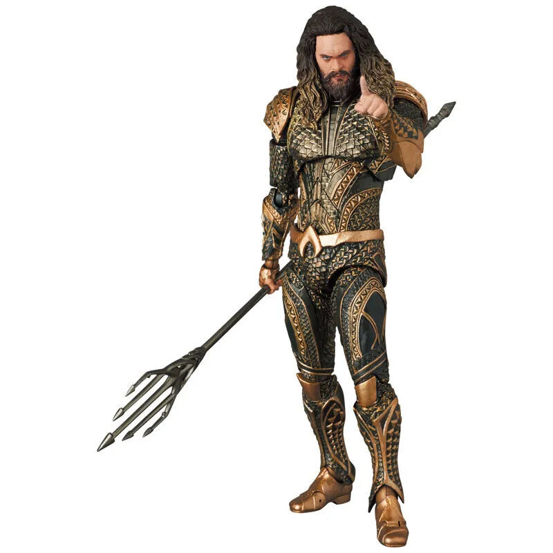 Zack Snyder's Justice League - Aquaman - Mafex No.209 - Zack Snyder's Justice League Ver. (Medicom Toy)ㅤ – Medicom Toy – ActionFigureBrasil