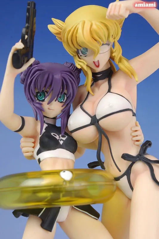 Zanma Taisei Demonbane - Aru & Leica Swimsuit ver. Complete Figureㅤ – A-Label – ActionFigure Brasil