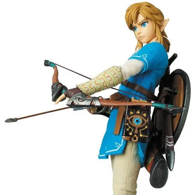 Zelda no Densetsu: Breath of the Wild - Link - Real Action Heroes No.764 - 1/6 - Breath of the Wild version (Medicom Toy)ㅤ – Medicom Toy – ActionFigureBrasil — ângulo diferente