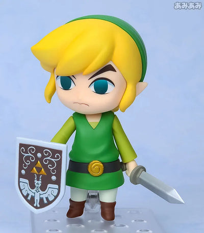 Zelda no Densetsu: Kaze no Takt - Link - Nendoroid #413 - The Wind Waker Ver. - 2025 Re-release (Good Smile Company)ㅤ – Good Smile Company – ActionFigure Brasil — ângulo diferente